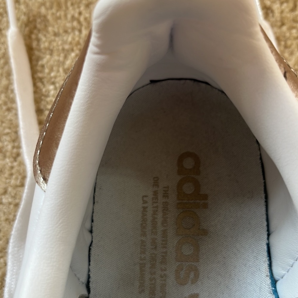 Adidas Superstar White Athletic Shoes - Picture 4 of 6